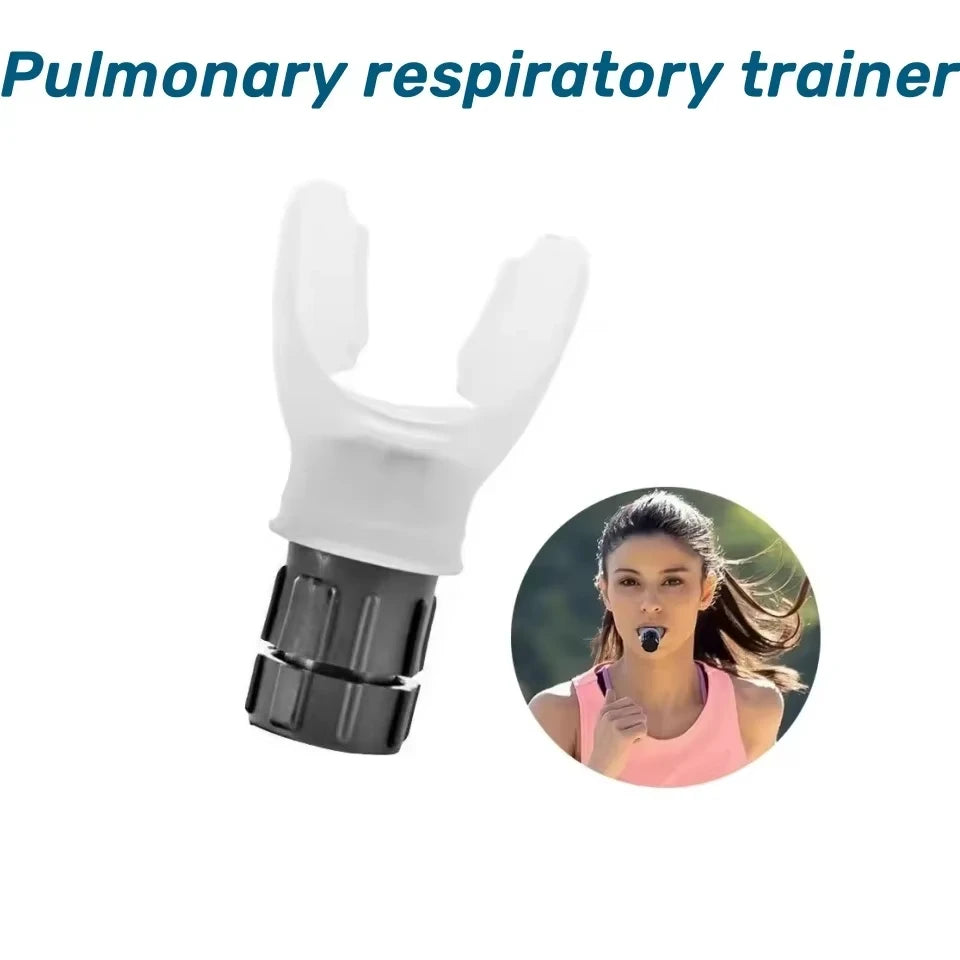 Portable Lung Fitness Exerciser - Adjustable Resistance Breathing Workout Device for Endurance Training